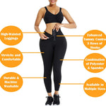 Load image into Gallery viewer, HerBose Tummy Control Leggings for Women | High Waisted Yoga Leggings with Tummy Control
