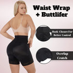 Load image into Gallery viewer, Waist trainer for Women with Butt Lifter Shorts - Removable Snatch Me Up Wrap for Lower Belly

