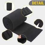 Load image into Gallery viewer, Waist Trainer Adjust Your Snatch Bandage WrapTummy Sweat Wraps Waist Trimmer Belt For Women I Belly Body Shaper Compression Wrap I Gym Accessories Black
