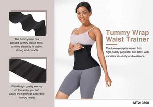 Waist Trainer Adjust Your Snatch Bandage WrapTummy Sweat Wraps Waist T –  HerBoseFit